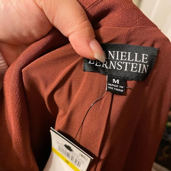 NWT DANIELLE BERNSTEIN LONG LINE BLAZER - Picture 4 of 8